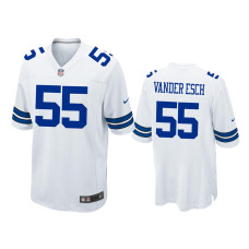 Men Dallas Cowboys #55 White Men Leighton Vander Esch Nike Game Jersey