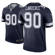 Men Dallas Cowboys #90 Demarcus Lawrence Navy Nike legend color rush Jersey