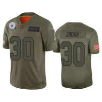 Men Dallas Cowboys #30 Anthony Brown Camo 2019 Salute to Service Limited Jersey