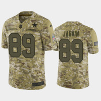 Men Dallas Cowboys #89 Blake Jarwin Nike Salute to Service Jersey - Camo