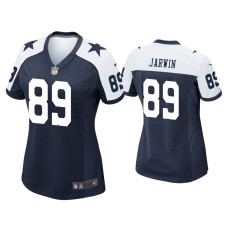 Women Dallas Cowboys #89 Blake Jarwin Navy Alternate Game Jersey