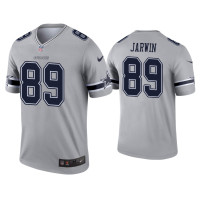 Men Dallas Cowboys #89 Blake Jarwin Gray Inverted Legend Jersey