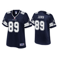 Women Dallas Cowboys #89 Blake Jarwin Navy Pro Line Jersey