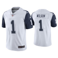 Men Dallas Cowboys #1 Color Rush Limited Cedrick Wilson White Jersey