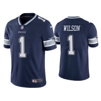 Men Dallas Cowboys #1 Cedrick Wilson Vapor Limited Navy Jersey