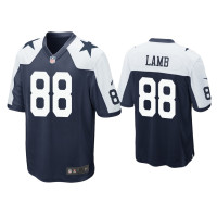 Men Dallas Cowboys #88 CeeDee Lamb Navy 2020 NFL Draft Alternate Game Jersey