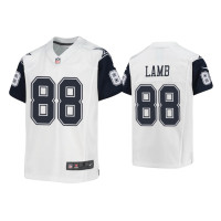 Youth Dallas Cowboys #88 CeeDee Lamb White Alternate Game Jersey