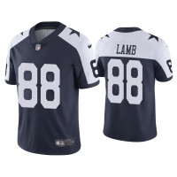 Men Dallas Cowboys #88 CeeDee Lamb Navy 2020 NFL Draft Alternate Vapor Limited Jersey