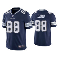 Men Dallas Cowboys #88 CeeDee Lamb Navy 2020 NFL Draft Vapor Limited Jersey