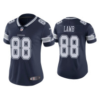 Men Dallas Cowboys #88 CeeDee Lamb Navy 2020 NFL Draft Vapor Limited Jersey