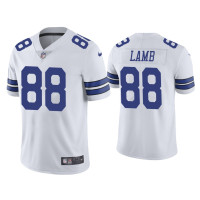 Men Dallas Cowboys #88 CeeDee Lamb White 2020 NFL Draft Vapor Limited Jersey