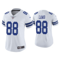 Men Dallas Cowboys #88 CeeDee Lamb White 2020 NFL Draft Vapor Limited Jersey