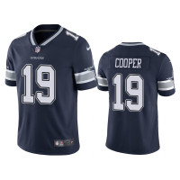 Men Dallas Cowboys #19 Nike Amari Cooper Navy Color Rush Limited Jersey