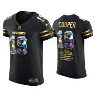 Men Dallas Cowboys #19 Amari Cooper Black Career Highlights Jersey