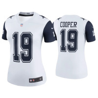 Women Dallas Cowboys #19 Amari Cooper White Color Rush Legend Jersey