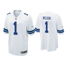 Men Dallas Cowboys #1 Cedrick Wilson White Game Jersey