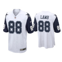 Men Dallas Cowboys #88 CeeDee Lamb White Alternate Game Jersey