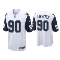 Men Dallas Cowboys #90 DeMarcus Lawrence White Alternate Game Jersey