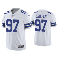 Men Dallas Cowboys #97 Vapor Limited Everson Griffen White Jersey