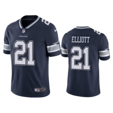 Men Dallas Cowboys #21 Nike Ezekiel Elliott Navy Color Rush Limited Jersey