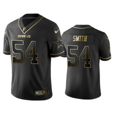 Men Dallas Cowboys #9 Golden Edition Vapor Limited Jaylon Smith Black Jersey