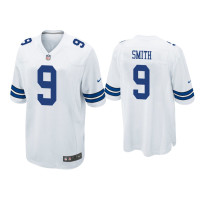 Men Dallas Cowboys #9 Jaylon Smith White Game Jersey