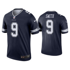 Men Dallas Cowboys #9 Jaylon Smith Navy Legend Jersey