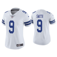 Women Dallas Cowboys #9 Vapor Limited Jaylon Smith White Jersey