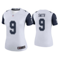 Women Dallas Cowboys #9 Color Rush Legend Jaylon Smith White Jersey