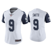 Women Dallas Cowboys #9 Color Rush Limited Jaylon Smith White Jersey