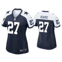 Women Dallas Cowboys #27 Jayron Kearse Navy Alternate Game Jersey