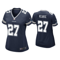 Women Dallas Cowboys #27 Jayron Kearse Navy Game Jersey