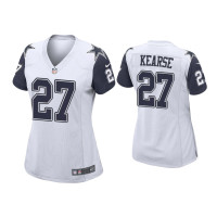 Women Dallas Cowboys #27 Jayron Kearse White Alternate Game Jersey