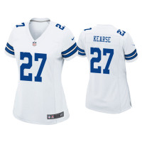 Women Dallas Cowboys #27 Jayron Kearse White Game Jersey