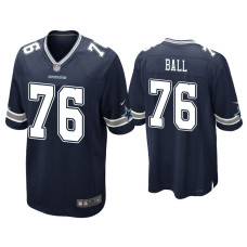 Men Dallas Cowboys #76 Josh Ball Navy Game Jersey