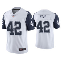 Men Dallas Cowboys #42 Color Rush Limited Keanu Neal White Jersey