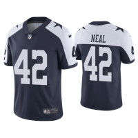 Men Dallas Cowboys #42 Keanu Neal Vapor Limited Navy Jersey