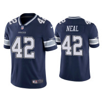 Men Dallas Cowboys #42 Keanu Neal Vapor Limited Navy Jersey