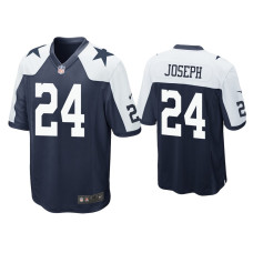 Men Dallas Cowboys #24 Kelvin Joseph Navy Alternate Game Jersey