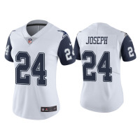 Women Dallas Cowboys #24 Color Rush Limited Kelvin Joseph White Jersey