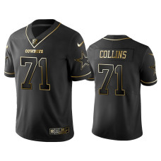 Men Dallas Cowboys #71 2019 Golden Edition Vapor Untouchable Limited La'el Collins Black Jersey