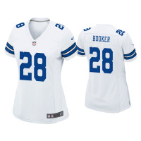 Women Dallas Cowboys #28 Malik Hooker White Game Jersey