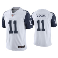 Men Dallas Cowboys #11 Color Rush Limited Micah Parsons White Jersey