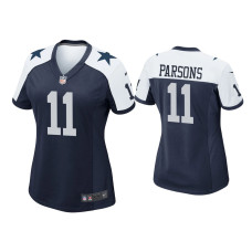 Women Dallas Cowboys #11 Micah Parsons Navy Alternate Game Jersey