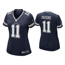 Women Dallas Cowboys #11 Micah Parsons Navy Game Jersey