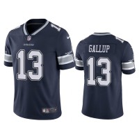 Men Dallas Cowboys #13 Nike Michael Gallup Navy Color Rush Limited Jersey