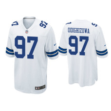 Men Dallas Cowboys #97 Osa Odighizuwa White Game Jersey