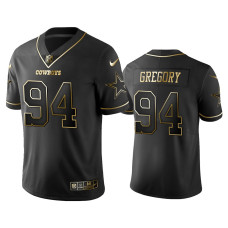 Men Dallas Cowboys #94 2019 Golden Edition Vapor Untouchable Limited Randy Gregory Black Jersey