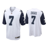 Men Dallas Cowboys #7 Trevon Diggs White Alternate Game Jersey