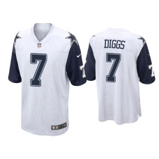 Men Dallas Cowboys #7 Trevon Diggs White Alternate Game Jersey